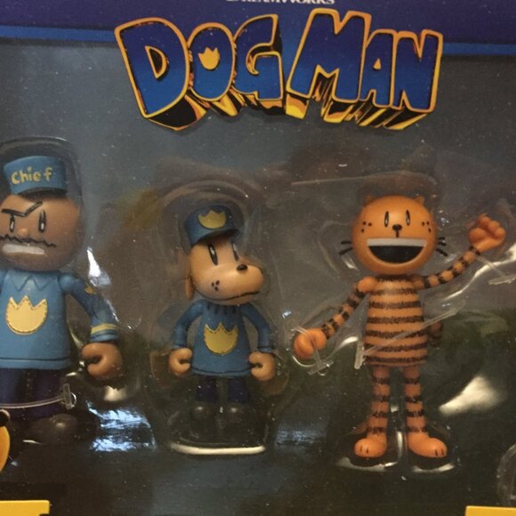NEW Dog Man 2.5 Inch Action Figure Multipack Set - Picture 4 of 9